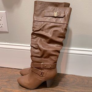 Rampage Brown Leather Boots